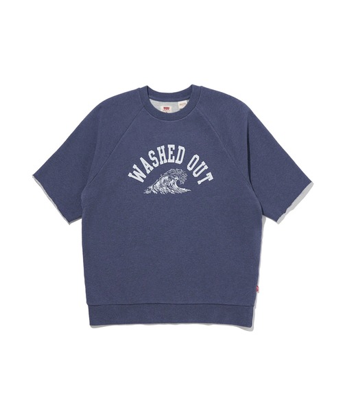 Levi's（リーバイス）の「Levi's/リーバイス カットオフ ラグラン Tシャツ ブルー SURF CREW（スウェット・メンズ・ブルー・L/M/S/XL）」の13枚目の写真