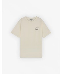 【MAISON KITSUNE】プリントTシャツ（ベージュ） Maison Kitsune（メゾンキツネ）の「DOUBLE FOX HEAD PATCH