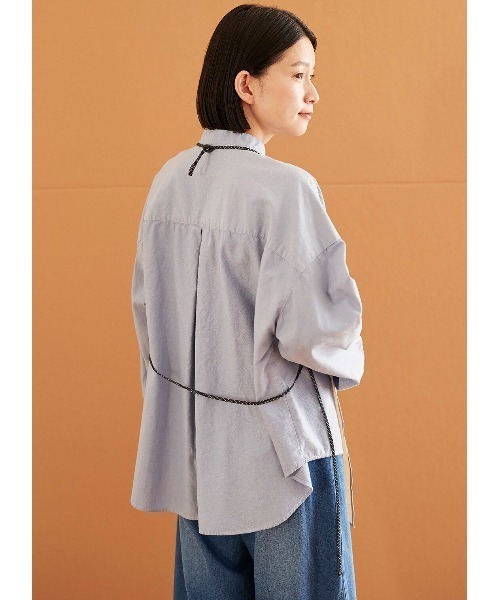 Sunny clouds（サニークラウズ）の「サニークラウズ　いつでもエプロン（エプロン・レディース・ネイビー/ブラック/グレイッシュベージュ・ONE SIZE）」の7枚目の写真