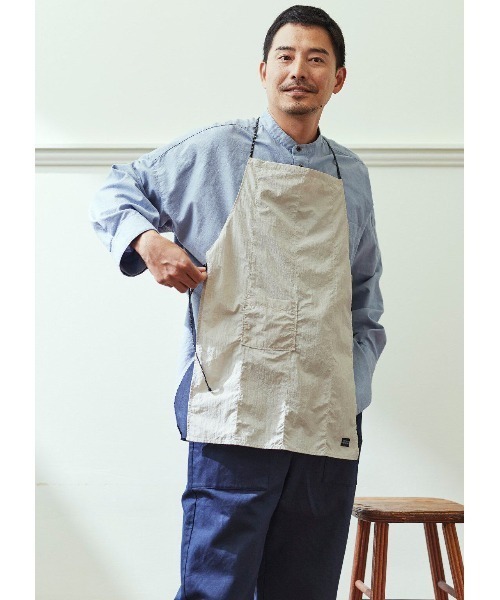 Sunny clouds（サニークラウズ）の「サニークラウズ　いつでもエプロン（エプロン・レディース・ネイビー/ブラック/グレイッシュベージュ・ONE SIZE）」の9枚目の写真