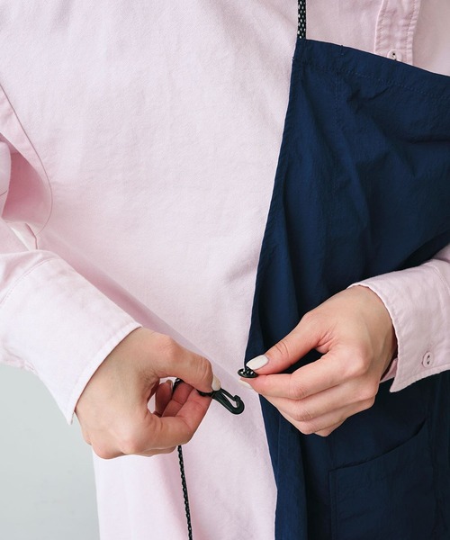 Sunny clouds（サニークラウズ）の「サニークラウズ　いつでもエプロン（エプロン・レディース・ネイビー/ブラック/グレイッシュベージュ・ONE SIZE）」の11枚目の写真