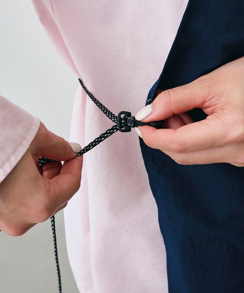 Sunny clouds（サニークラウズ）の「サニークラウズ　いつでもエプロン（エプロン・レディース・ネイビー/ブラック/グレイッシュベージュ・ONE SIZE）」の12枚目の写真