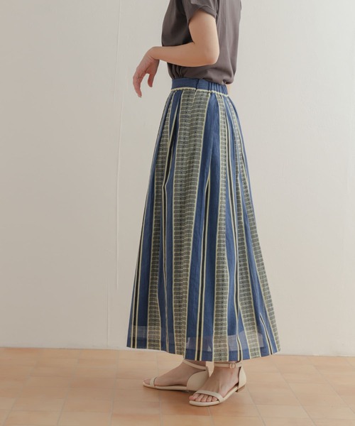 アーバンリサーチ コットン リネン 綿麻 花柄 総柄 ロング スカート 36 d5853-c2.jpg?fitin=720:720