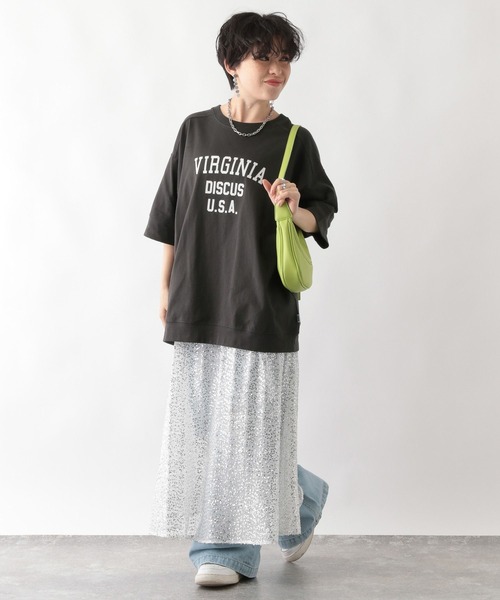 RAGEBLUE(レイジブルー)の「2WAY/スパンコールシアーレイヤードスカート(スカート・レディース・ブラック/ホワイト・FREE)」の8枚目の写真