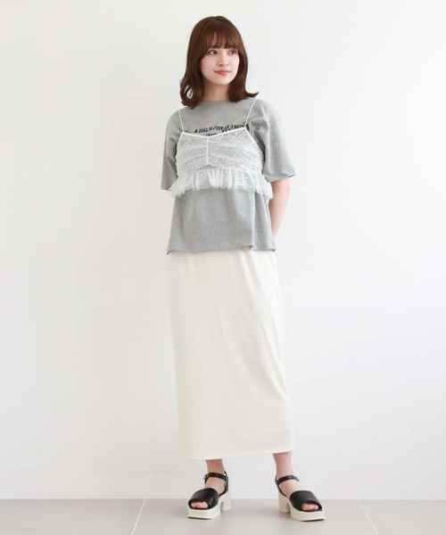 archives（アルシーヴ）の「ＦＺＩＰカットリブタイトスカート（スカート・レディース・オレンジ/ブラック/アイボリー/グリーン・MEDIUM）」の13枚目の写真