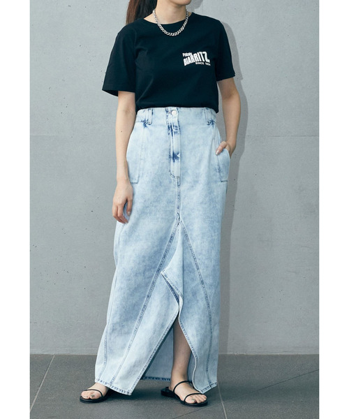 TELA(テラ)の「<TELA(テラ)>“ALEX"デニムスカート(スカート・レディース・ライトブルー・42)」の15枚目の写真