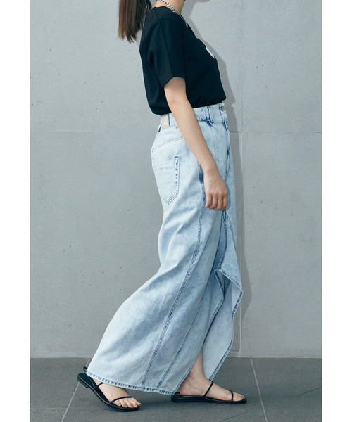 TELA(テラ)の「<TELA(テラ)>“ALEX"デニムスカート(スカート・レディース・ライトブルー・42)」の16枚目の写真