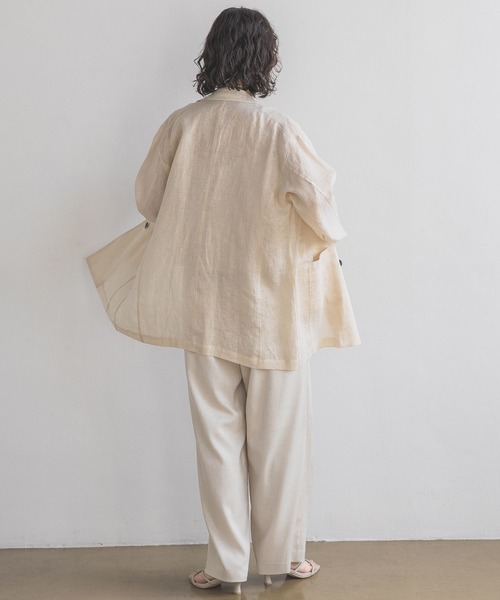 A part by（アパートバイ）の「２タックイージーパンツ（その他パンツ・レディース・ベージュ/グリーン系その他3/ブラック・FREE）」の13枚目の写真