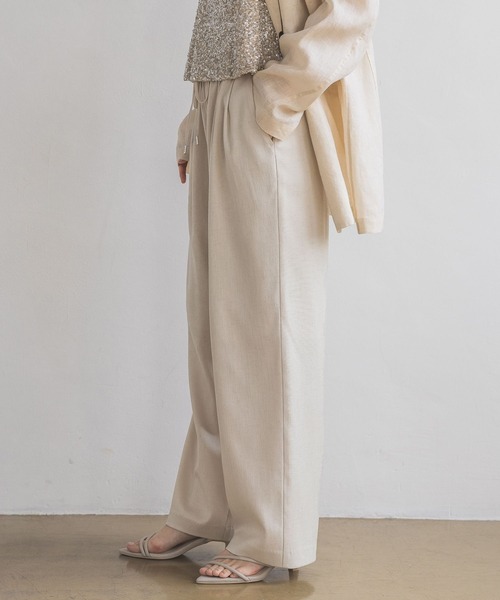 A part by（アパートバイ）の「２タックイージーパンツ（その他パンツ・レディース・ベージュ/グリーン系その他3/ブラック・FREE）」の15枚目の写真