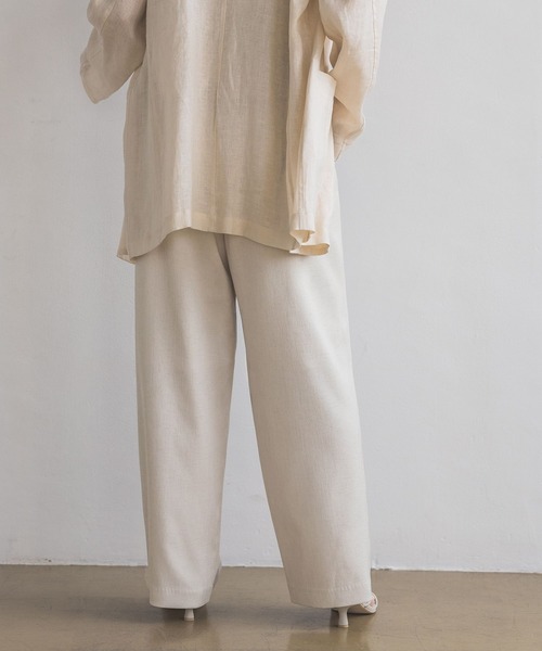 A part by（アパートバイ）の「２タックイージーパンツ（その他パンツ・レディース・ベージュ/グリーン系その他3/ブラック・FREE）」の16枚目の写真