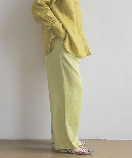 A part by（アパートバイ）の「２タックイージーパンツ（その他パンツ・レディース・ベージュ/グリーン系その他3/ブラック・FREE）」の20枚目の写真