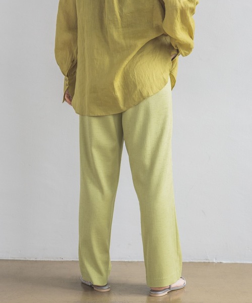 A part by（アパートバイ）の「２タックイージーパンツ（その他パンツ・レディース・ベージュ/グリーン系その他3/ブラック・FREE）」の21枚目の写真