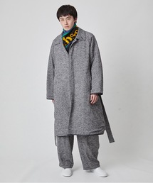 DISCOVERED | LAME TWEED COAT(ステンカラーコート)