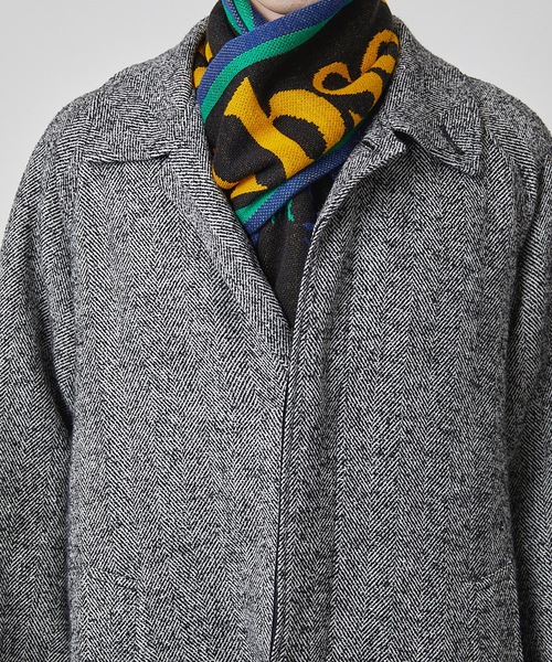 DISCOVERED(ディスカバード)の「LAME TWEED COAT(ステンカラーコート・メンズ・ブラック/ブラウン・1/3)」の15枚目の写真