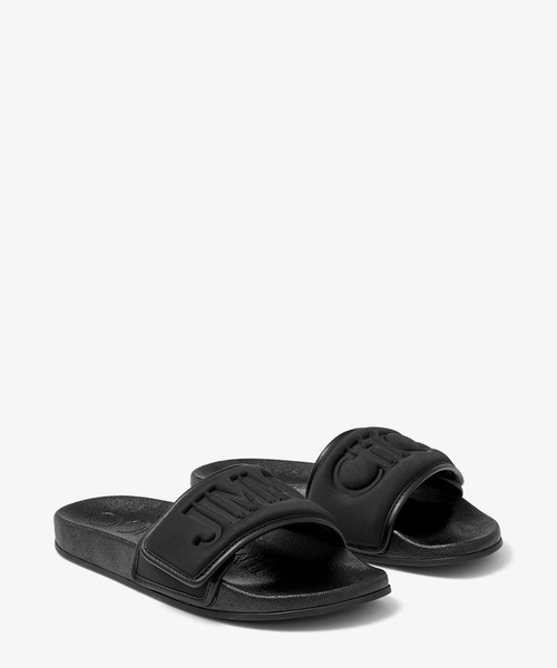 JIMMY CHOO（ジミーチュウ）の「FITZ/F（サンダル・レディース・ブラック/ピンク/ダークベージュ・36/37/38）」の4枚目の写真