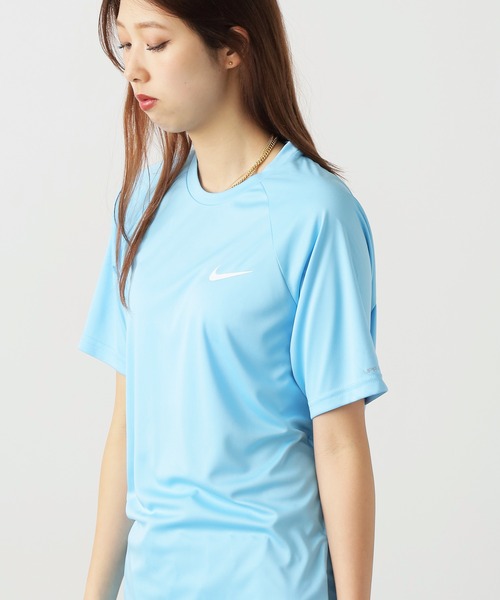 NIKE(ナイキ)の「NIKE/ナイキ エッセンシャル 半袖 ハイドロガード 2026年春夏 新色追加(Tシャツ/カットソー・メンズ・ライトブルー/ブラック/ホワイト/ネイビー・XL/L/M/2XL)」の9枚目の写真