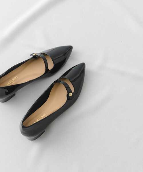 RODE SKO（ロデスコ）の「ポインテッドストラップパンプス（パンプス・レディース・ブラック/ライトブルー/アイボリー・36/38/37）」の15枚目の写真