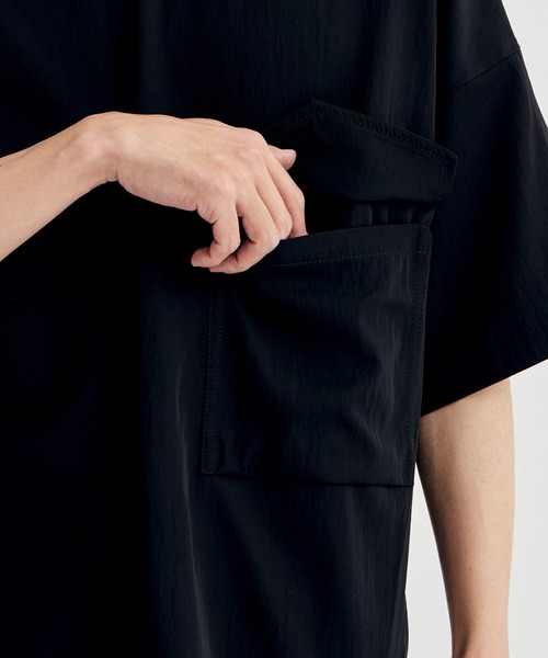 UJOH（ウジョー）の「【UJOH HOMME / ウジョーオム】Big Pocket T/ビッグポケットTシャツ（Tシャツ/カットソー・メンズ・ブラック/ダークグリーン・2/3）」の11枚目の写真