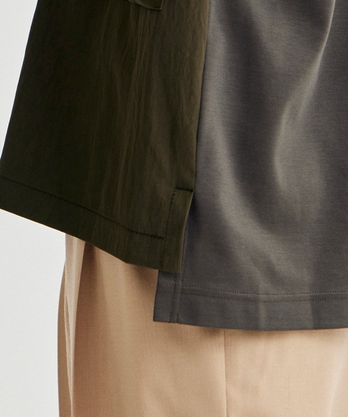 UJOH（ウジョー）の「【UJOH HOMME / ウジョーオム】Big Pocket T/ビッグポケットTシャツ（Tシャツ/カットソー・メンズ・ブラック/ダークグリーン・2/3）」の22枚目の写真