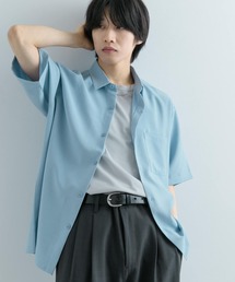 SENSE OF PLACE by URBAN RESEARCH | 『ユニセックス』『UR TECH DRYLUXE』リネンライクシャツ(5分袖)(シャツ/ブラウス)