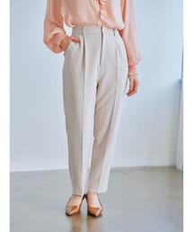 ダブルクロスウォッシャブルテーパードパンツ【低身長・小柄女性】