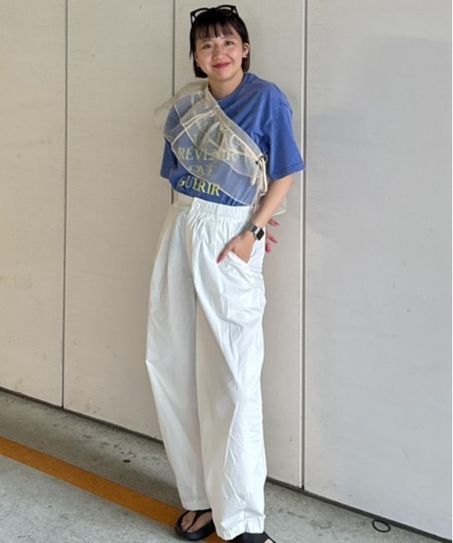 RODEO CROWNS WIDE BOWL(ロデオクラウンズワイドボウル)の「MULTI WAYシアーキャミソール×タンクSET(キャミソール・レディース・ライトグリーン/ブラック/オフホワイト・FREE)」の9枚目の写真