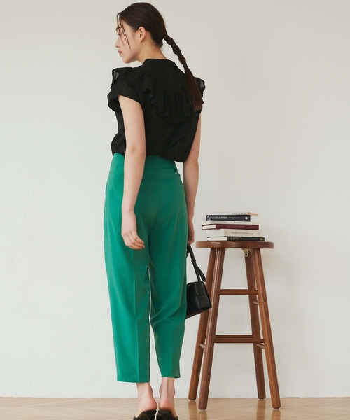 Edit Sheen(エディットシーン)の「フリルデザインコットンブラウス(シャツ/ブラウス・レディース・ホワイト/ブラック/ピンク・M)」の6枚目の写真