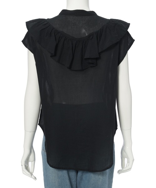 Edit Sheen(エディットシーン)の「フリルデザインコットンブラウス(シャツ/ブラウス・レディース・ホワイト/ブラック/ピンク・M)」の15枚目の写真