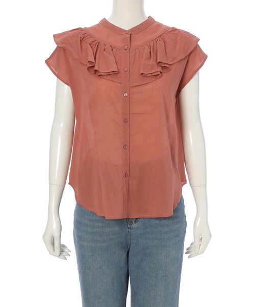 Edit Sheen(エディットシーン)の「フリルデザインコットンブラウス(シャツ/ブラウス・レディース・ホワイト/ブラック/ピンク・M)」の19枚目の写真