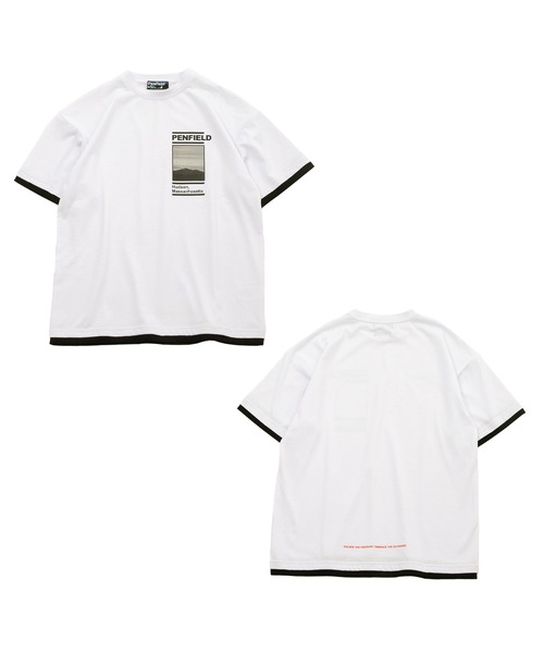 PEN FIELD(ペンフィールド)の「【大人向けサイズあり】【Penfield】【防虫加工】アウトドアフォトプリント半袖Tシャツ(Tシャツ/カットソー・キッズ・ホワイト/イエロー/ベージュ・170cm/160cm/150cm/140cm)」の2枚目の写真