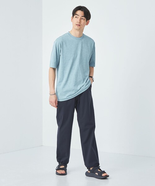 green label relaxing（グリーンレーベルリラクシング）の「スノーダイ クルーネック Tシャツ（Tシャツ/カットソー・メンズ・ライトブルー/ダークグレー/ライトグレー/ライム・M/S/L/XL）」の20枚目の写真