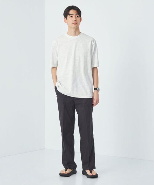 green label relaxing（グリーンレーベルリラクシング）の「スノーダイ クルーネック Tシャツ（Tシャツ/カットソー・メンズ・ライトブルー/ダークグレー/ライトグレー/ライム・M/S/L/XL）」の19枚目の写真