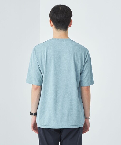green label relaxing（グリーンレーベルリラクシング）の「スノーダイ クルーネック Tシャツ（Tシャツ/カットソー・メンズ・ライトブルー/ダークグレー/ライトグレー/ライム・M/S/L/XL）」の14枚目の写真