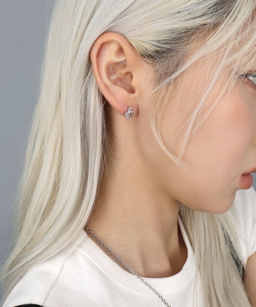 4INT.(フォイント)の「ユニーク ストーン ポイントピアス / silver925ポスト (金属アレルギー対応)(ピアス(両耳用)・メンズ・B/D/C/A・FREE)」の22枚目の写真