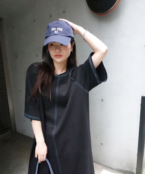 CUNE ラグランワンピース ラグラン Tシャツ キューン ワンピ DDDC ラグランワンピース｜ウサギがいる｜CUNE ONLINE STORE