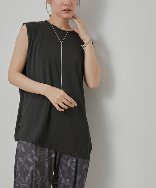 【セール】【UV＆水陸両用】ボタニカル柄ロングスリットラッシュトップス（その他トップス）｜NERGY（ナージー）