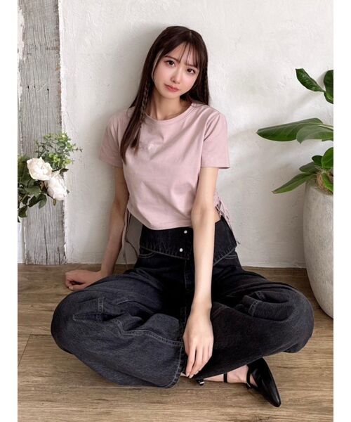 EATME(イートミー)の「折り返しデニムパンツ(デニムパンツ・レディース・ブラック/ブルー・SMALL/MEDIUM)」の11枚目の写真