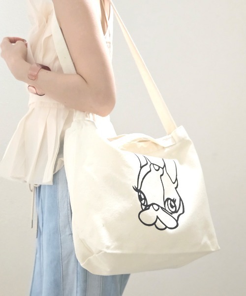 CRYSTAL BALL（クリスタルボール）の「25thアイコンキャンバスバッグ（ショルダーバッグ・レディース・キナリ/ブラック・FREE）」の18枚目の写真