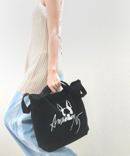 CRYSTAL BALL（クリスタルボール）の「25thアイコンキャンバスバッグ（ショルダーバッグ・レディース・キナリ/ブラック・FREE）」の16枚目の写真