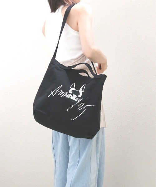 CRYSTAL BALL（クリスタルボール）の「25thアイコンキャンバスバッグ（ショルダーバッグ・レディース・キナリ/ブラック・FREE）」の15枚目の写真