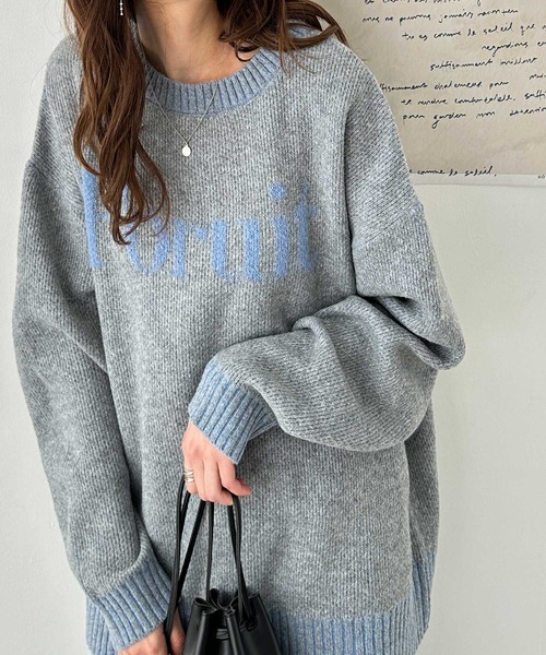 セール】モヘアライクジャガードロゴニット（ニット/セーター）｜GeeRA