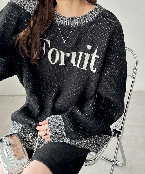 セール】モヘアライクジャガードロゴニット（ニット/セーター）｜GeeRA