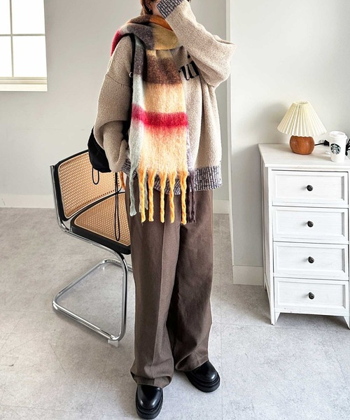 セール】モヘアライクジャガードロゴニット（ニット/セーター）｜GeeRA