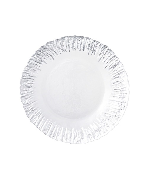 シャイン ガラスプレート M シルバー（食器）｜Francfranc（フラン