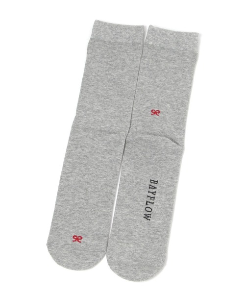 BAYFLOW（ベイフロー）の「リボンポイントソックス（ソックス/靴下・レディース・サックスブルー/グレー/オフホワイト/ブラック・FREE）」の4枚目の写真
