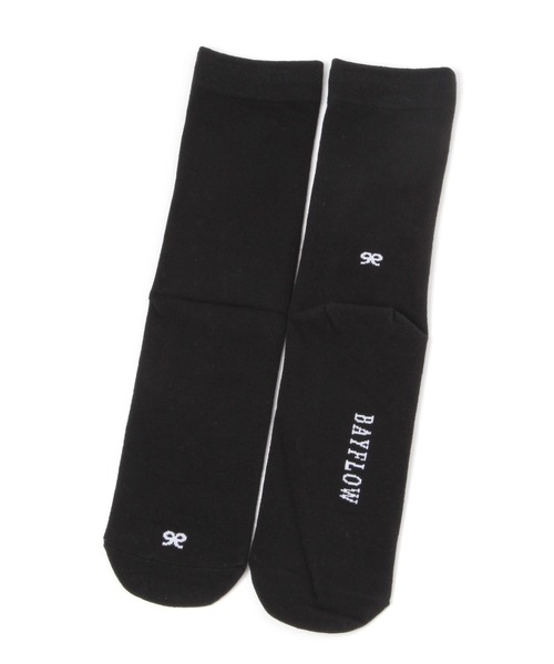 BAYFLOW（ベイフロー）の「リボンポイントソックス（ソックス/靴下・レディース・サックスブルー/グレー/オフホワイト/ブラック・FREE）」の3枚目の写真