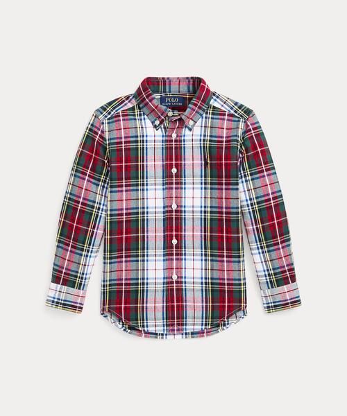 【セール】チェック ブラッシュド コットン オックスフォード シャツ（その他トップス）｜POLO RALPH LAUREN CHILDRENSWEAR（ポロ ラルフ ローレン チルドレンズウェア）
