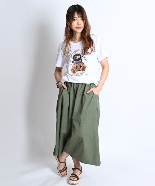 MARAI（マーライ）の「スペースベアプリントロゴTシャツ 半袖（Tシャツ/カットソー・レディース・ホワイト/ブラック・FREE）」の4枚目の写真