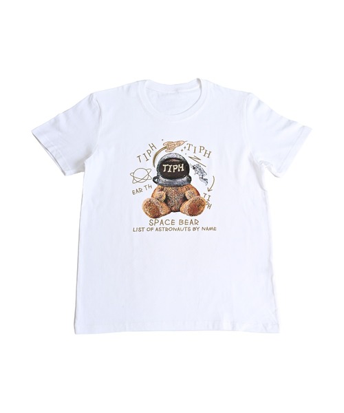 MARAI（マーライ）の「スペースベアプリントロゴTシャツ 半袖（Tシャツ/カットソー・レディース・ホワイト/ブラック・FREE）」の7枚目の写真