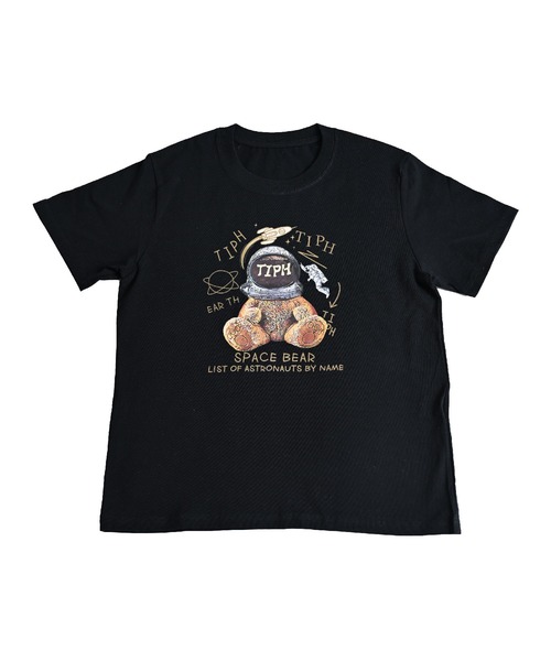 MARAI（マーライ）の「スペースベアプリントロゴTシャツ 半袖（Tシャツ/カットソー・レディース・ホワイト/ブラック・FREE）」の15枚目の写真